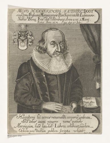 Portret van Menno Hanneken by Martin Bülck