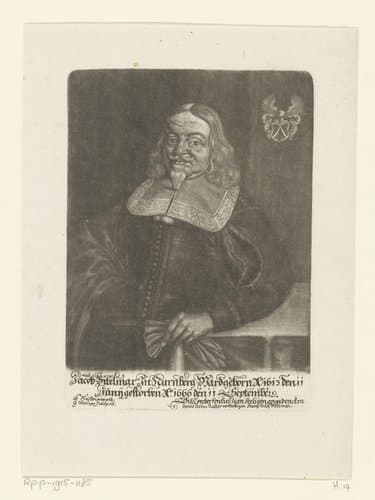 Portret van Jakob Bitelmar by Georg Fennitzer