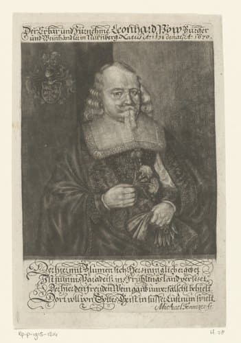 Portret van Leonhard Popp by Michael Fennitzer