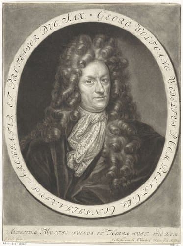 Portret van Georg Wolfgang Wedel by Jacob Gole
