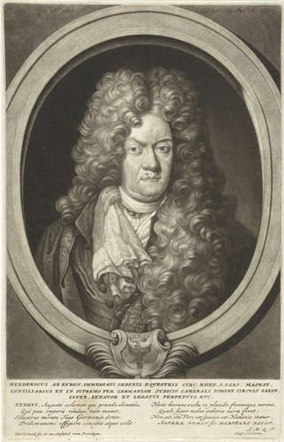 Portret van Hulderius Eyben by Pieter Schenk (I)