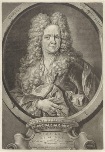 Portret van Friedrich Heyn by Pieter Schenk (I)