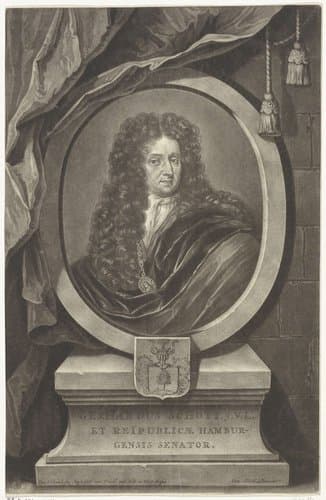 Portret van Gerhard Schott by Pieter Schenk (I)