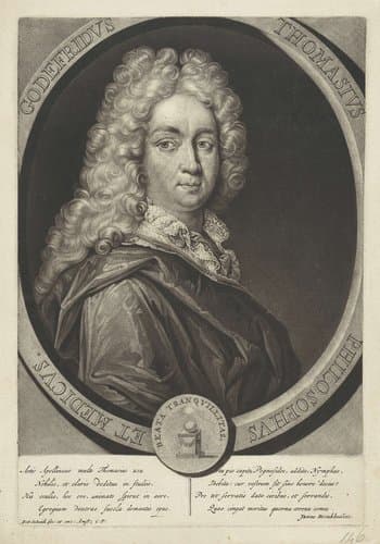 Portret van Godfried Thomas by Pieter Schenk (I)