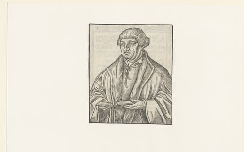 Portret van Johann Bugenhagen