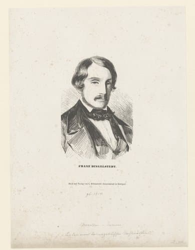 Portret van Franz Dingelstedt