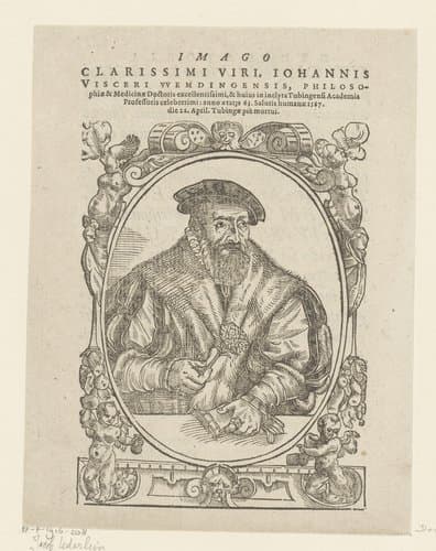 Portret van Johannes Vischer