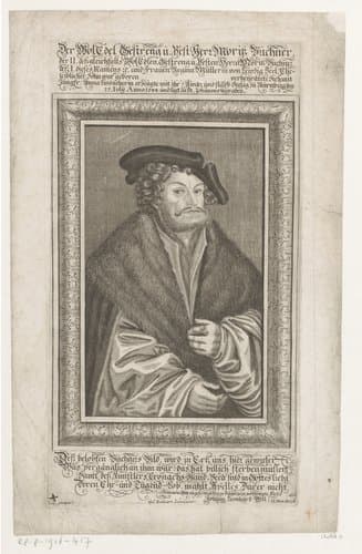 Portret van Moritz Buchner