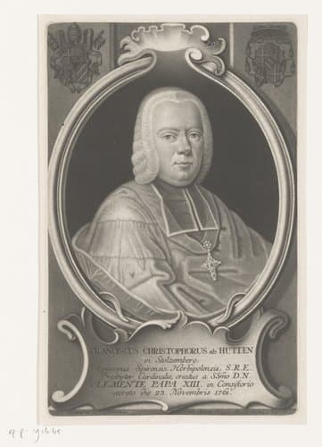 Portret van Franz Christoph von Hutten zum Stolzenberg