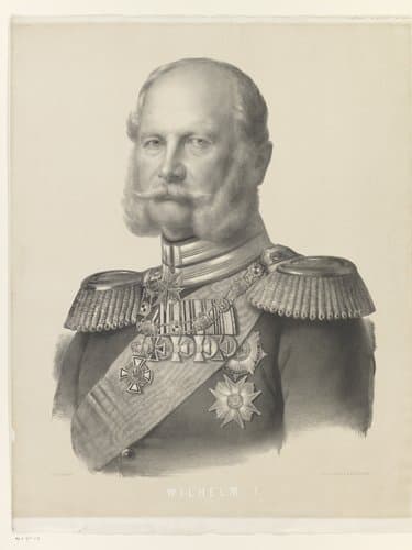 Portret van Wilhelm I by Franz Chevalier