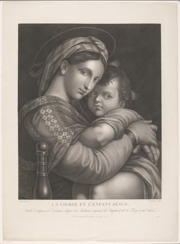 Maria met Kind by Jean François Badoureau
