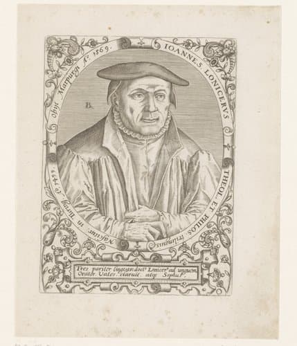 Joannes Lonicerus theol. et philos. trilinguis. (...) by Robert Boissard