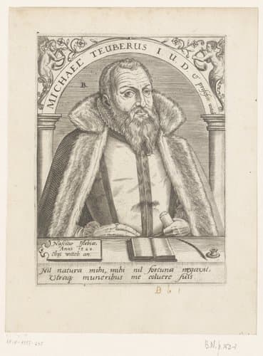 Michael Teuberus I.u.D. & professor witteb by Robert Boissard