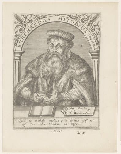 Portret van Burkhard Mithoff by Robert Boissard