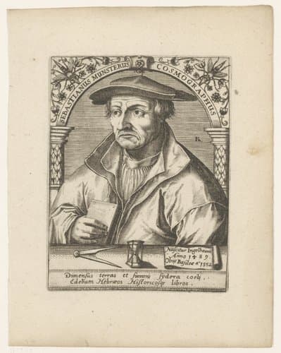 Portret van Sebastian Münster by Robert Boissard