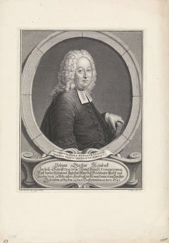 Portret van Johann Gustav Reinbeek by Pieter Tanjé