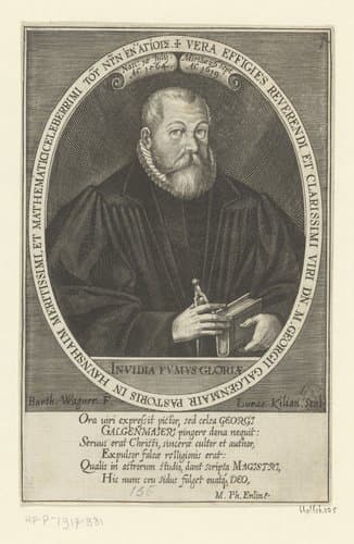 Portret van Georg Galgemair by Lucas Kilian