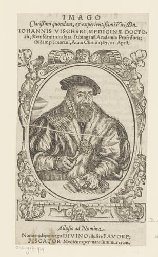 Portret van Johannes Vischer