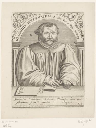 Georgius Volckmarius S Theol Doc et Profess witteberg by Robert Boissard
