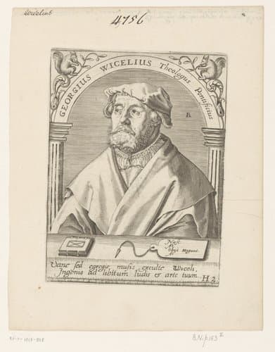 Portret van Georg Witzel by Robert Boissard