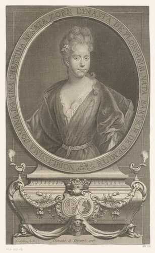 Portret van Christine Renée Zorn de Plobsheim