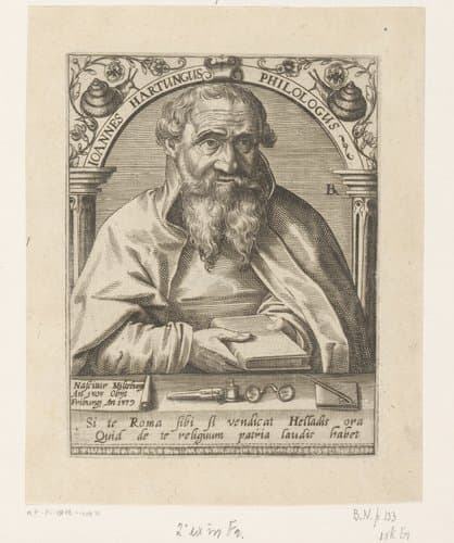 Joannes Hartungus philologus by Robert Boissard