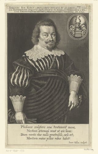 Portret van Nicolaus Gebhard von Miltitz by Lucas Kilian