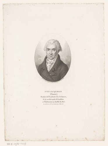 Portret van Louis Nicolas Vauquelin