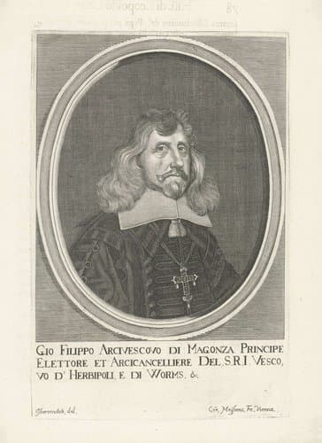 Portret van Johann Philipp von Schönborn