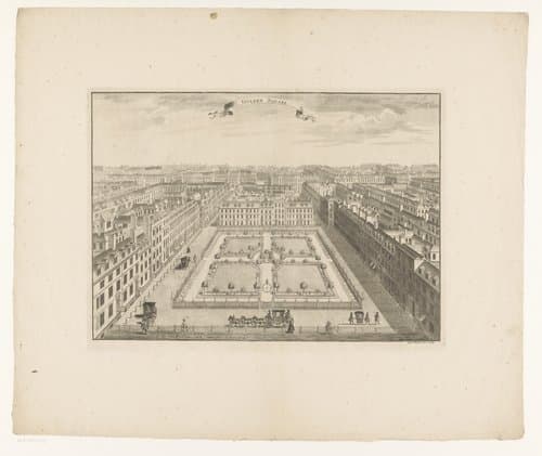 Gezicht op Golden Square in Soho Londen by Sutton Nicholls