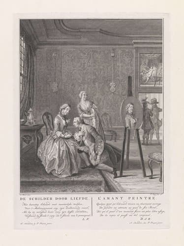 De schilder door liefde / L'amant peintre by Pieter Tanjé