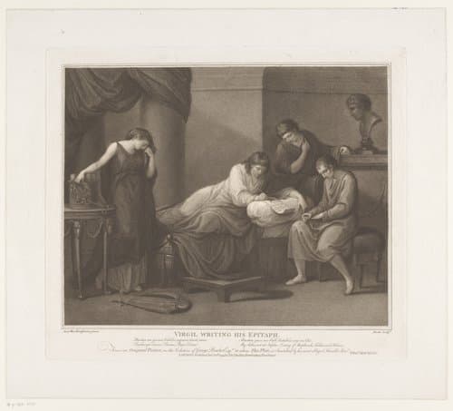 Vergilius schrijft zijn grafschrift