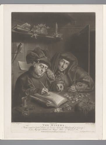 Twee tollenaars by Richard Earlom