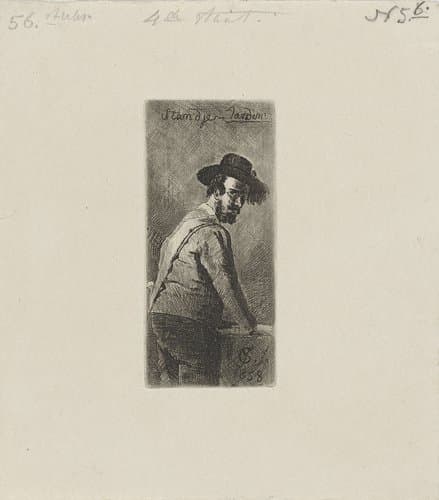 Figuurstudie van een man by Cornelis van der Griendt