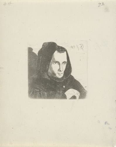 Buste van een monnik by Cornelis van der Griendt