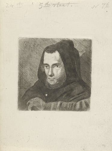 Buste van een monnik by Cornelis van der Griendt