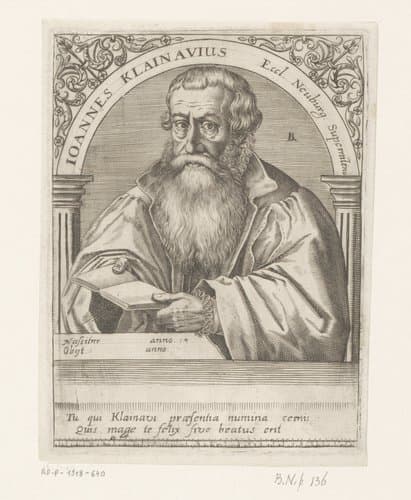 Portret van Johann Klainau by Robert Boissard