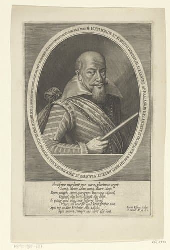 Portret van Alexander von Hasslang by Lucas Kilian