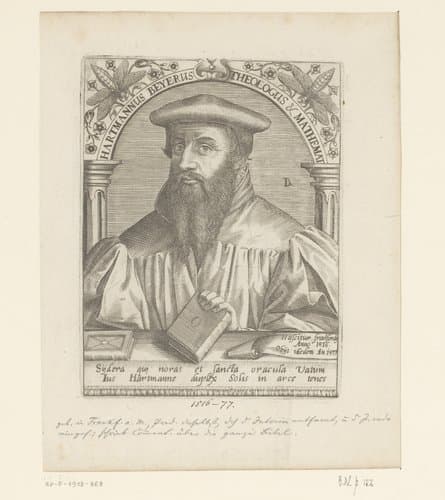 Portret van Hartmann Beyer by Robert Boissard