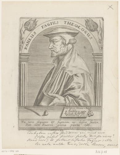 Portret van Paul Fagius by Robert Boissard