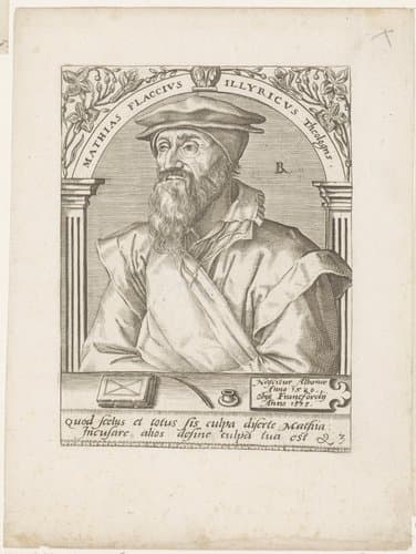 Mathias Flaccius illyricus Theologns. by Robert Boissard