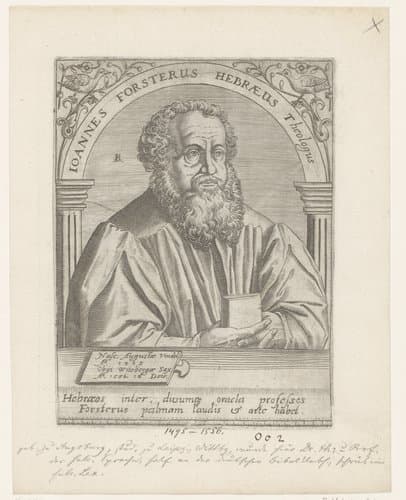 Joannes Forsterus Hebraeus Theologus by Robert Boissard