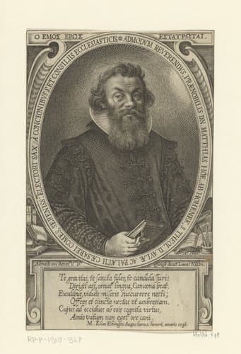 Portret van Matthias Hoë van Hoënegg by Lucas Kilian