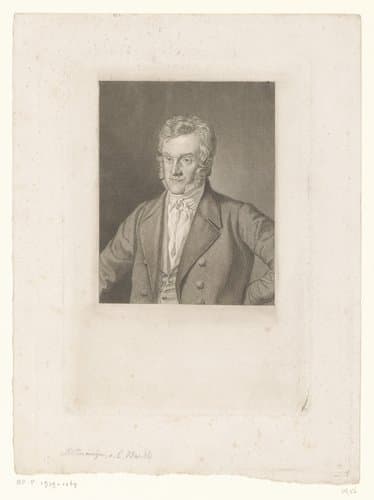 Portret van Karl Joseph Anton Mittermaier by Karl Barth