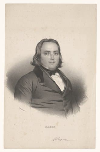 Portret van Pierre Rayer by Grégoire et Deneux; veuve Delpech (Naudet)