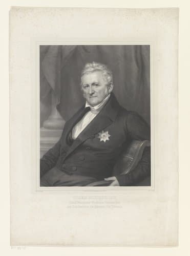 Portret van Wilhelm Friedrich Sack by C. Fischer