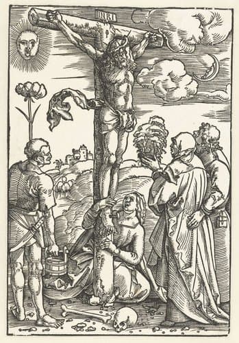 Christus aan het kruis by Hans Baldung Grien