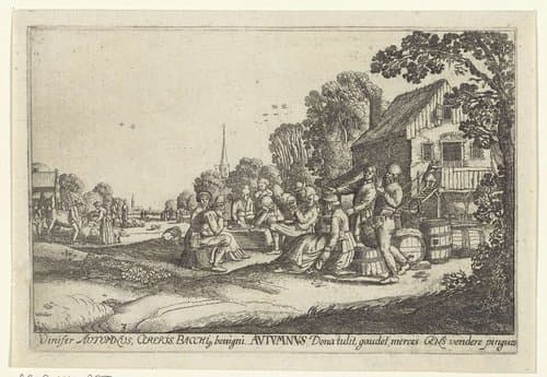 De vier seizoenen by Wenceslaus Hollar