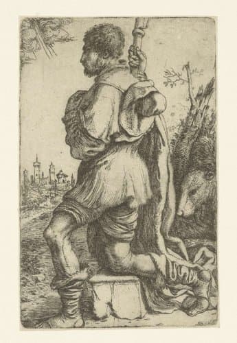 Heilige Rochus by Giuseppe Caletti