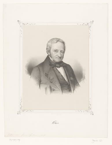 Portret van een onbekende man by Isaac Wilhelm Tegner